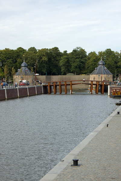 Een blik op de nieuwe haven in het centrum van Breda.