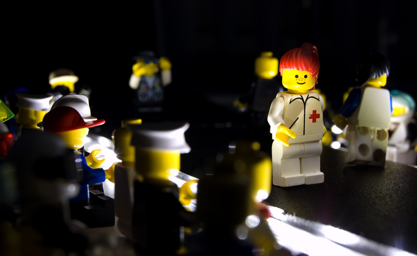 Dit heet dus spelen met Lego.