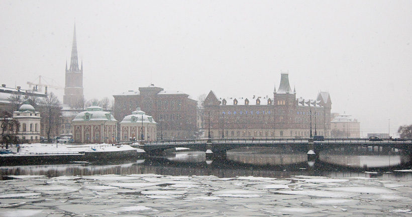 Sneeuw en regen maken alles nogal flets… en mijn handen koud!