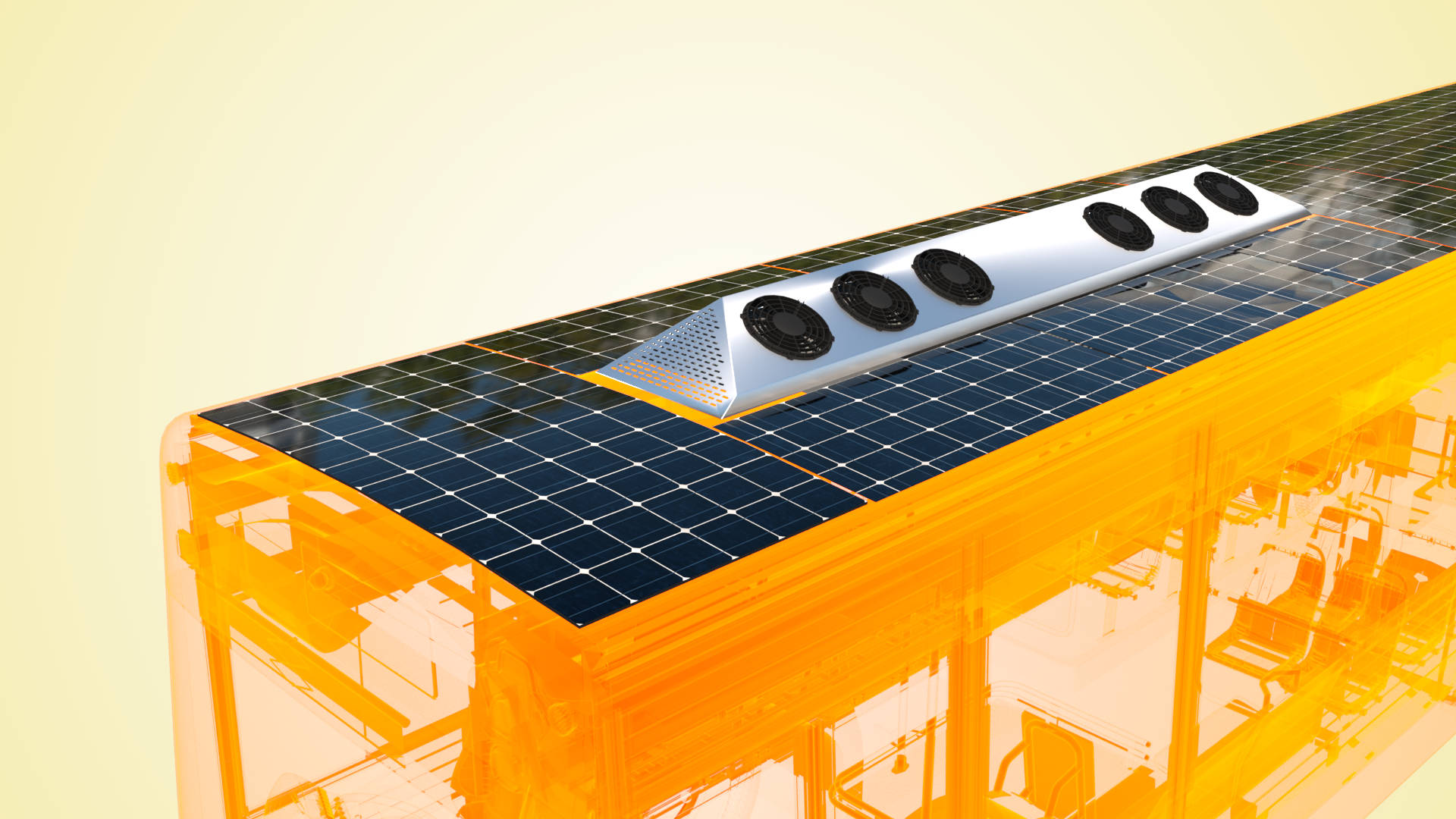 Evaluating the value of fitting solar panels on a bus roof